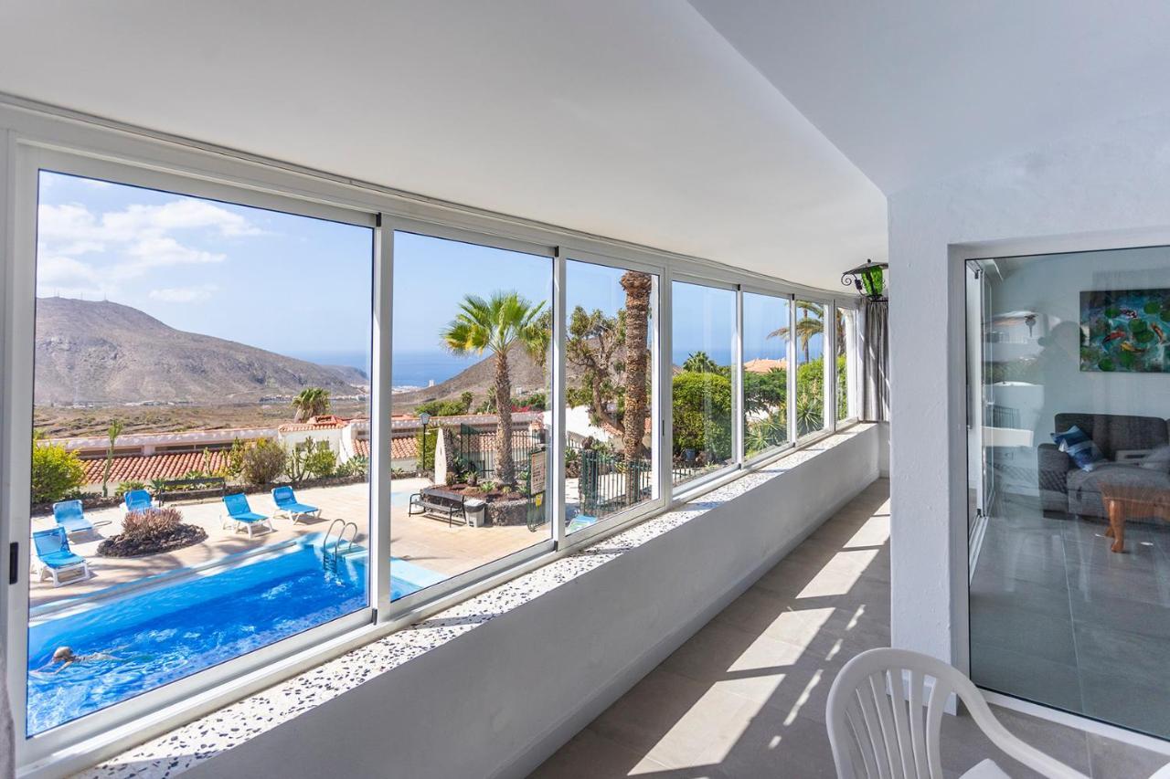 Villa Azure Horizon And Breeze - Panoramic Ocean View And Heated Pool Chayofa Exteriör bild